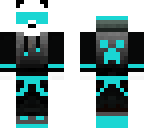 light blue panda