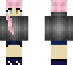 pink haired girl