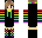 retro rainbow gal