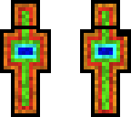 the cross rainbow man