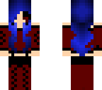 blue haired killer girl