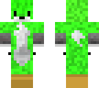 cartoony green fox