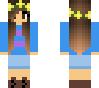 frisk with cute flowercrown