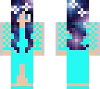 galaxy haired girl