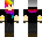 gray rainbow hair