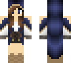 medieval girl blue