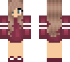 oversized maroon sweater
