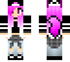 pink wolf girl