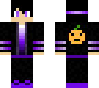 purple halloween boy