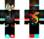 red and blue dj