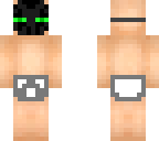 baby with enderman mask 2