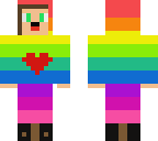 kawaii dashiexox rainbow skin