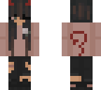 sad demon girl