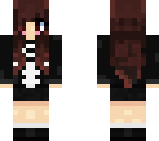 skeleton costume girl