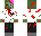 bleeding zombie in suit dab police