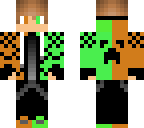 green and orange boy