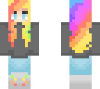 rainbow girl