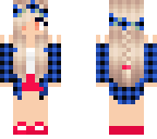 chica azul