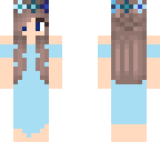 cornflower blue dress