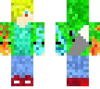 fire water wolf cool guy blonde