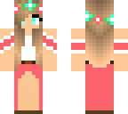girl in pink dress