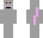 grey mouse whit tail
