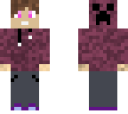 purple creepr hoodie