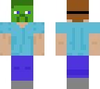 steve with zombie mask