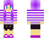cute purple girl