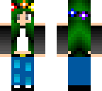 green hair girl