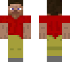 inverted clothed steve