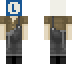 l letter cube head guy