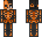 pumpkin skeleton boy
