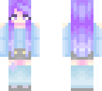 purple haired girl