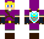 purple link from super smash bros