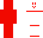 red and white
