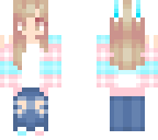 blue and pink
