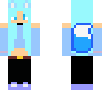 cat blue girl