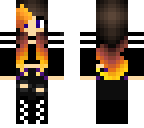 fire ombre with crop top