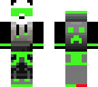 green panda