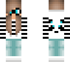 panda girl with glasses