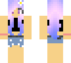 purple hair chick xd