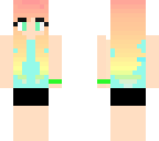 rainbow hair girl