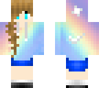 rainbow jacket girl