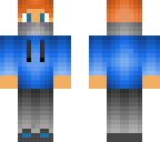 shaded blue school boy ninja