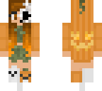 skeleton  pumpkin girl