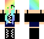 lacy rainbow hair