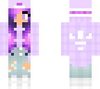 lavender adidas girl
