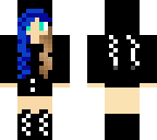 mysterious blue hair