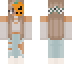 pumpkin face girl